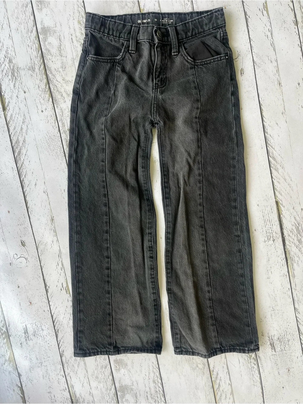 BUNDLE of 4 Old Navy girls baggy wide leg size 10 jean